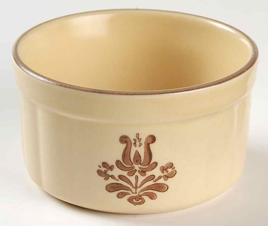 Village (Made in USA) Dip Bowl (for Dip and Spreader) by Pfaltzgraff-1
