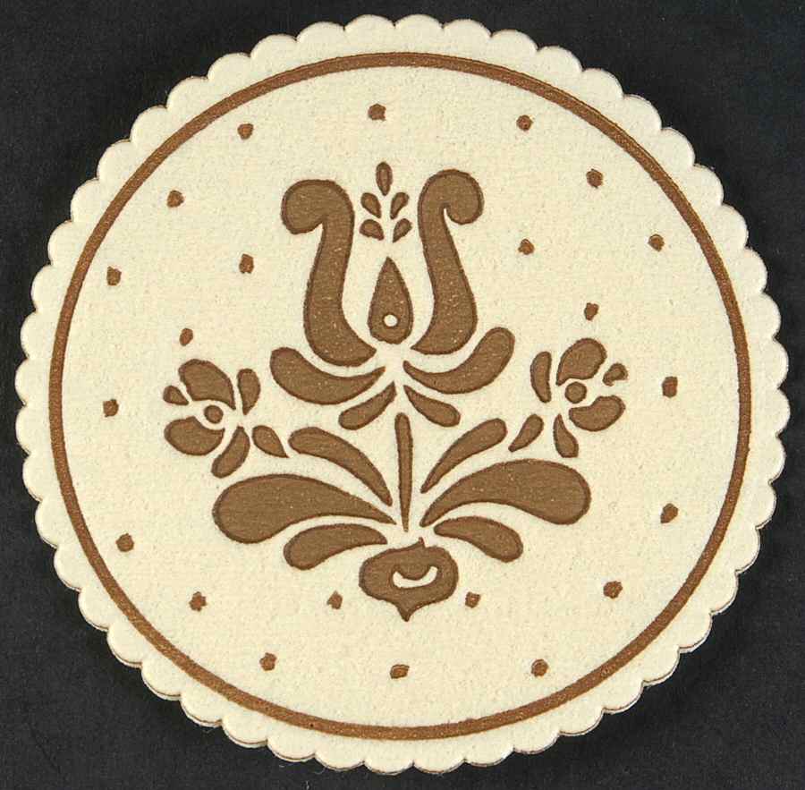 Village (Made in USA) Round Paper Coaster by Pfaltzgraff-1