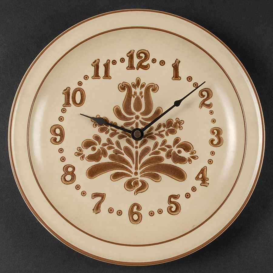 Village (Made in USA) Clock Plate by Pfaltzgraff-1