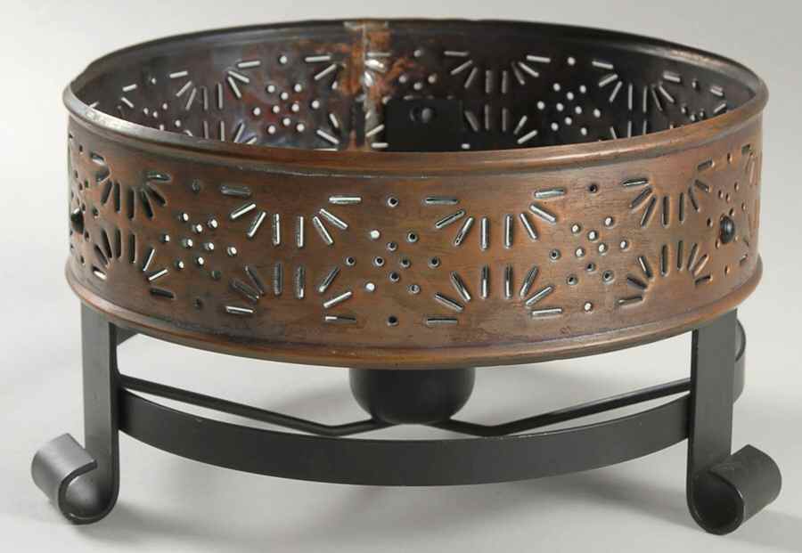 Village (Made in USA) China Casserole, Metal Stand Only by Pfaltzgraff-1