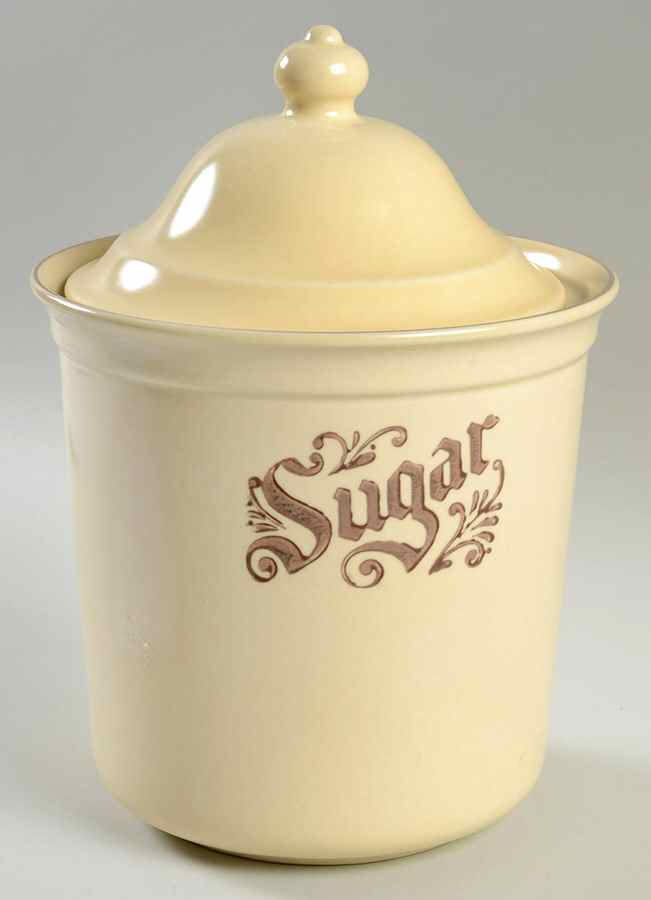 Village (Made in USA) Sugar Canister No Lid by Pfaltzgraff-1