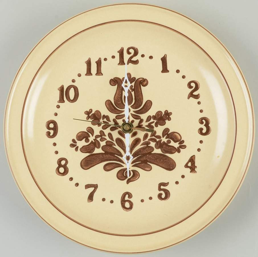 Village (Made in USA) Clock Plate by Pfaltzgraff-1