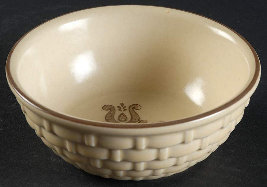 Village (Made in USA) Small Wicker Trim Bowl by Pfaltzgraff-1