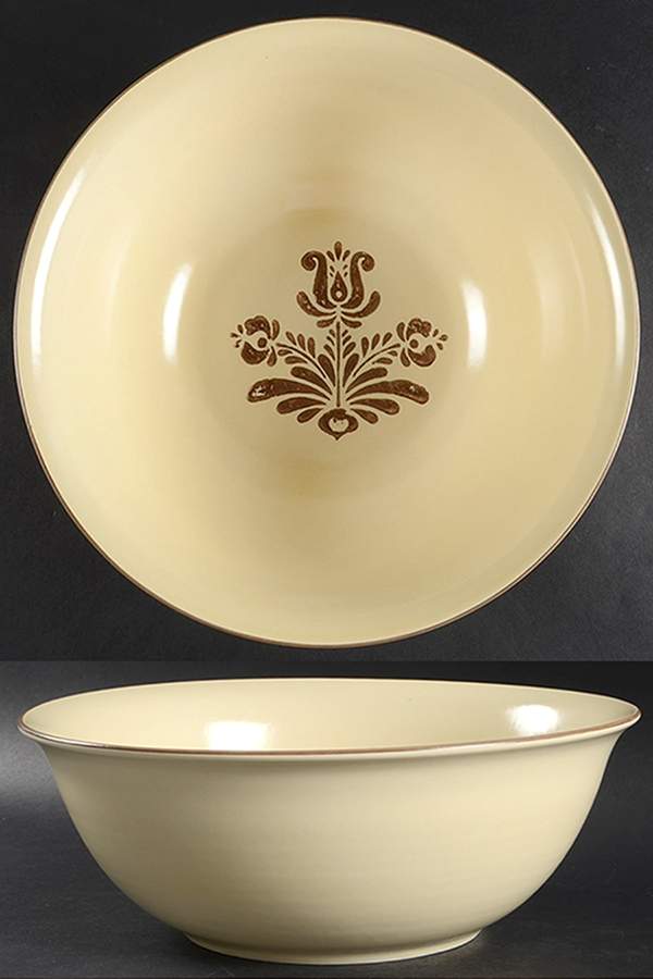 Village (Made in USA) 12" Large Salad Serving Bowl by Pfaltzgraff-1