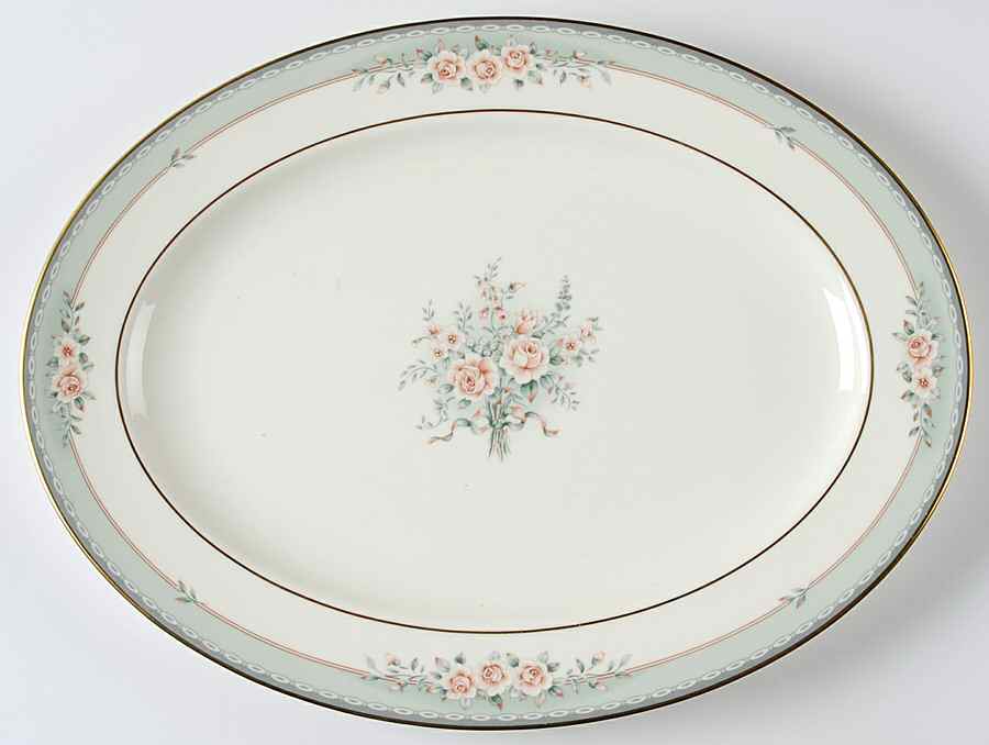Whitney 14" Oval Serving Platter by Pfaltzgraff-1