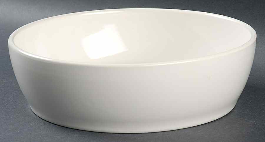 White 8" Round Baker by Pfaltzgraff-1