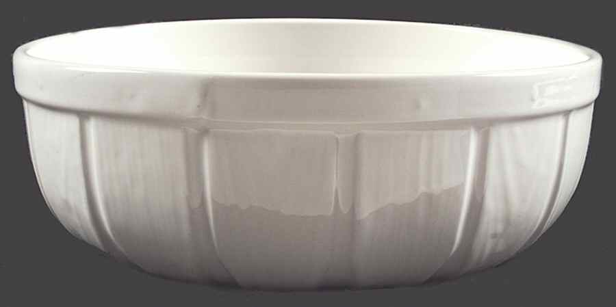 White 9" Round Vegetable Bowl by Pfaltzgraff-1
