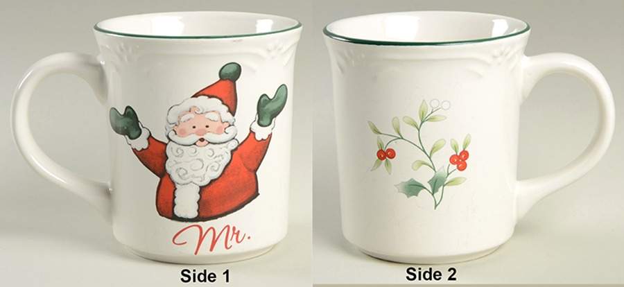 Winterberry Mr Claus Mug by Pfaltzgraff-1
