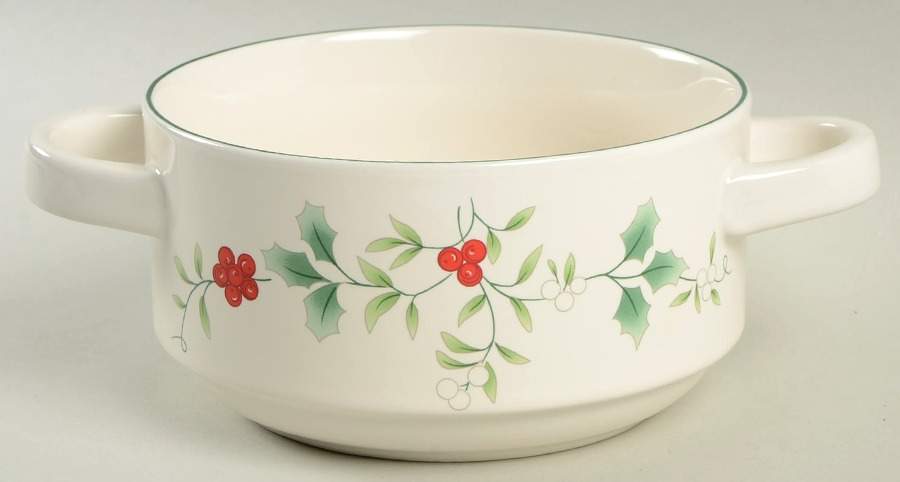 Winterberry Individual Handled Soup Bowl by Pfaltzgraff-1