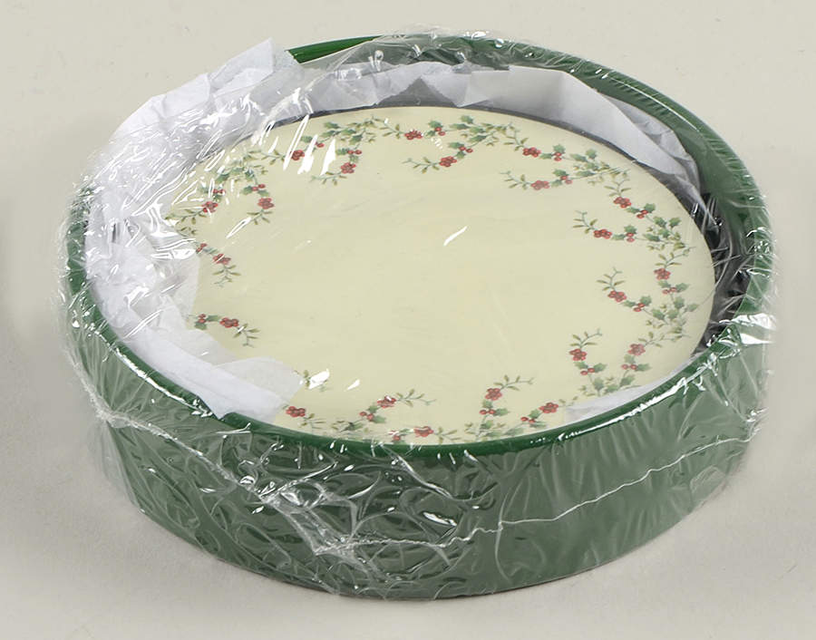 Winterberry 5-Piece Coaster Set (Holder & 4 Coasters) by Pfaltzgraff-1