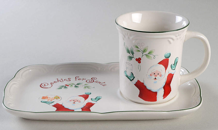 Winterberry Cookie Tray & Mug (COT & MUMS1) by Pfaltzgraff-1