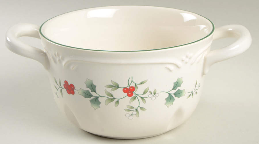 Winterberry Individual Handled Soup Bowl by Pfaltzgraff-1
