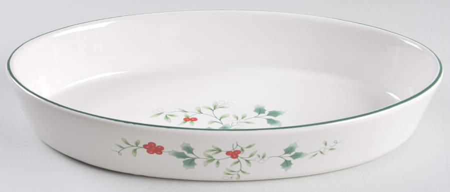 Winterberry 10" Oval Baker by Pfaltzgraff-1