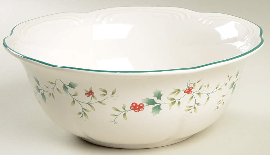 Winterberry Holiday Serving Bowl by Pfaltzgraff-1
