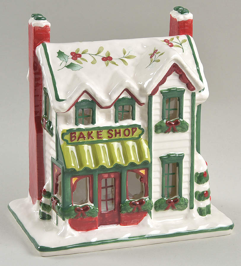 Winterberry Electric Lighted Bakery by Pfaltzgraff-1