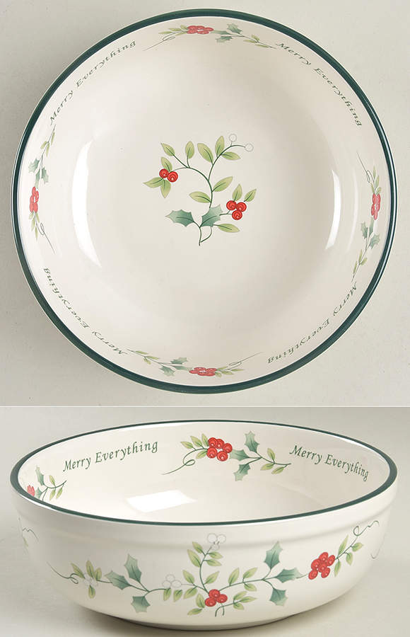 Winterberry 7" Candy Bowl by Pfaltzgraff-1