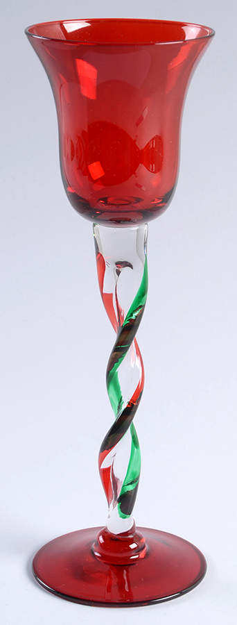 Winterberry 9" Glassware Stemmed Votive Candleholder by Pfaltzgraff-1