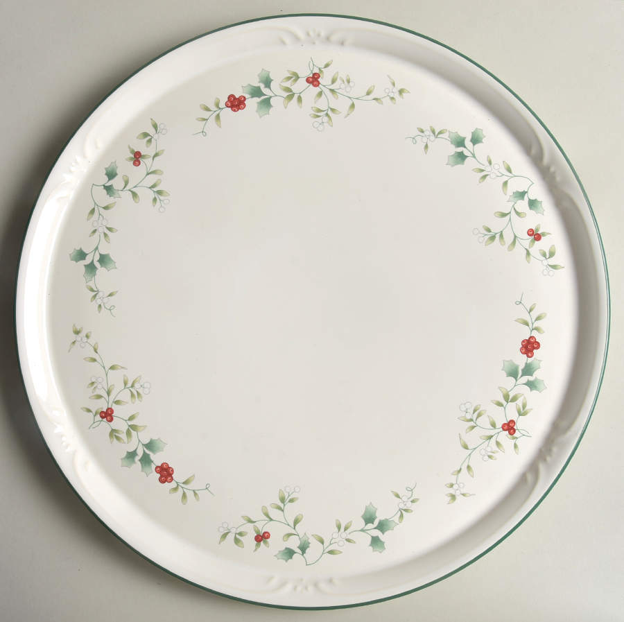 Winterberry Cake Plate by Pfaltzgraff-1