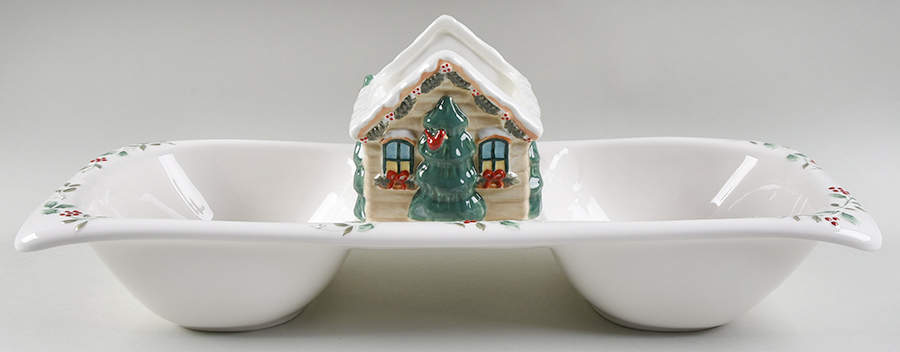Winterberry 2 Piece Chip/Dip Set by Pfaltzgraff-1