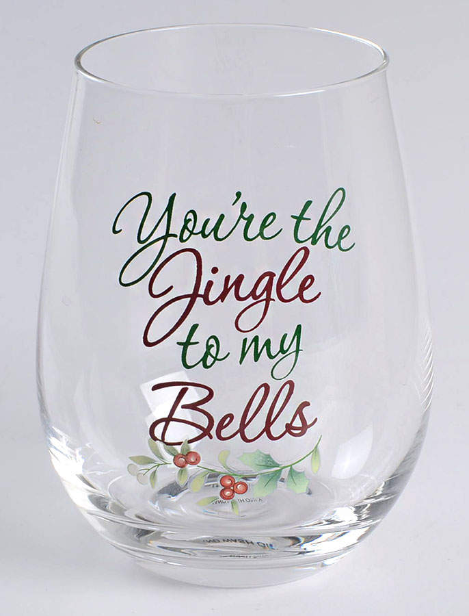 Winterberry Glassware Stemless Wine by Pfaltzgraff-1