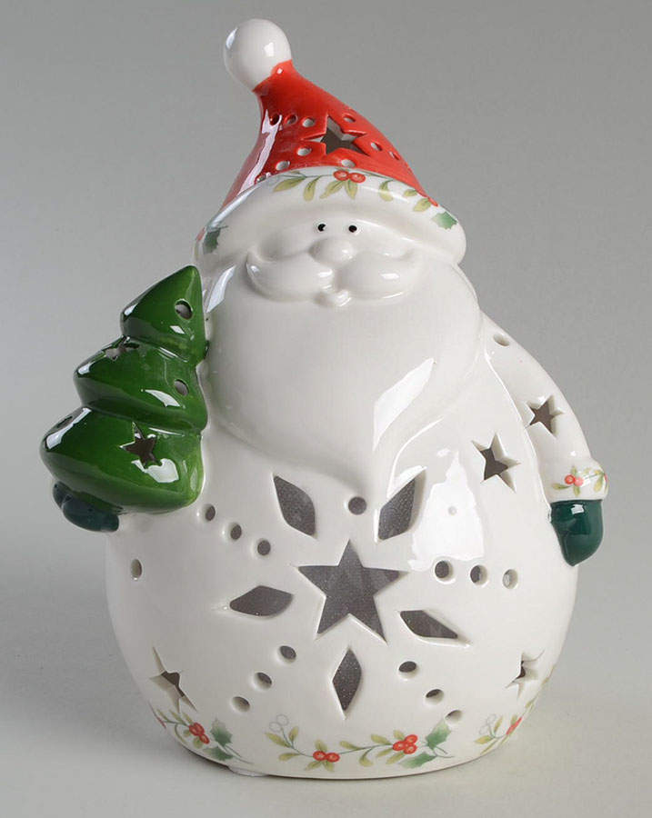 Winterberry Santa LED Light by Pfaltzgraff-1