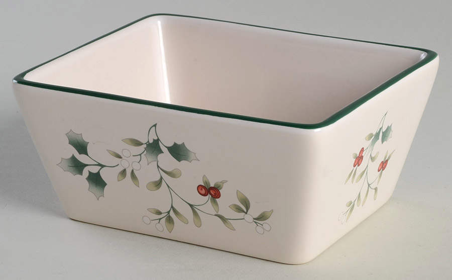 Winterberry Rectangular Dip Bowl by Pfaltzgraff-1