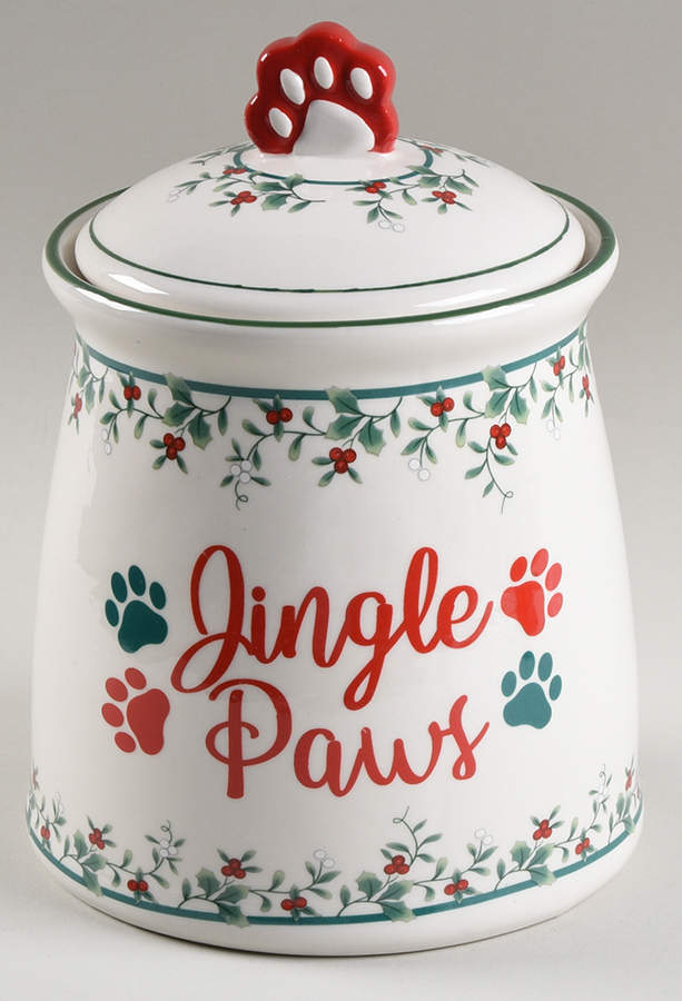 Winterberry Treat Jar & Lid by Pfaltzgraff-1