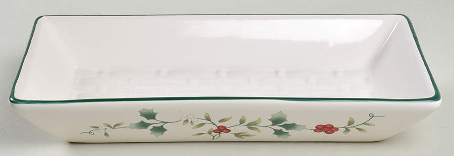 Winterberry 8" Rectangular Tray by Pfaltzgraff-1
