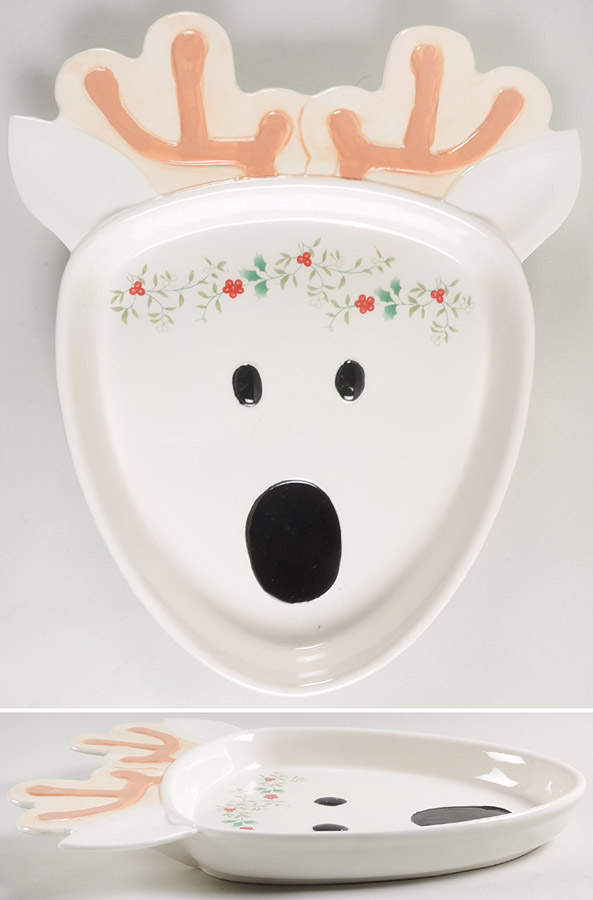 Winterberry Figural Chip/Dip Plate by Pfaltzgraff-1