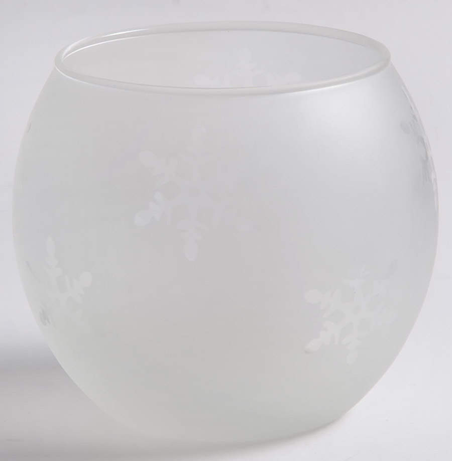 Winterberry Globe for 2 Piece Sculptured Tea Light Globe by Pfaltzgraff-1