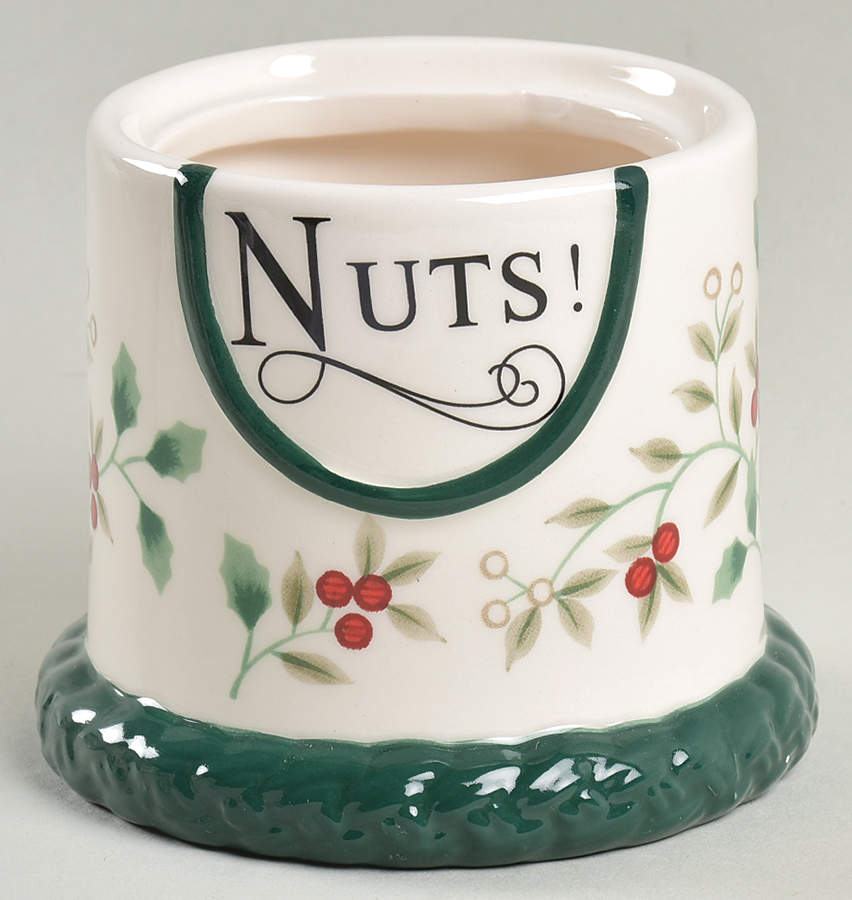 Winterberry Stackable Nut Bowl Base by Pfaltzgraff-1