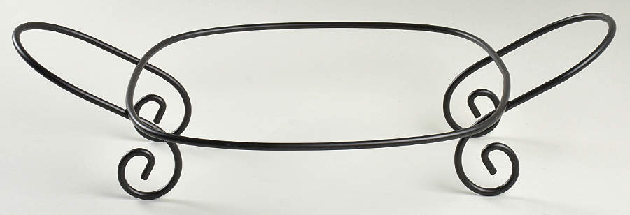 Winterberry Metal Rack for 14" Square Pasta Serving Bowl by Pfaltzgraff-1