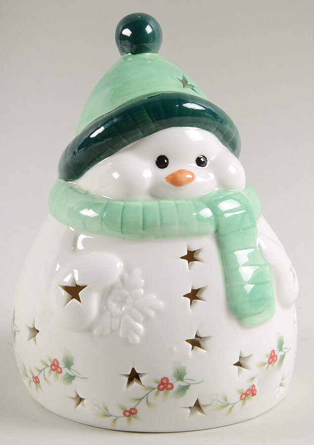 Winterberry Snowman LED Light by Pfaltzgraff-1