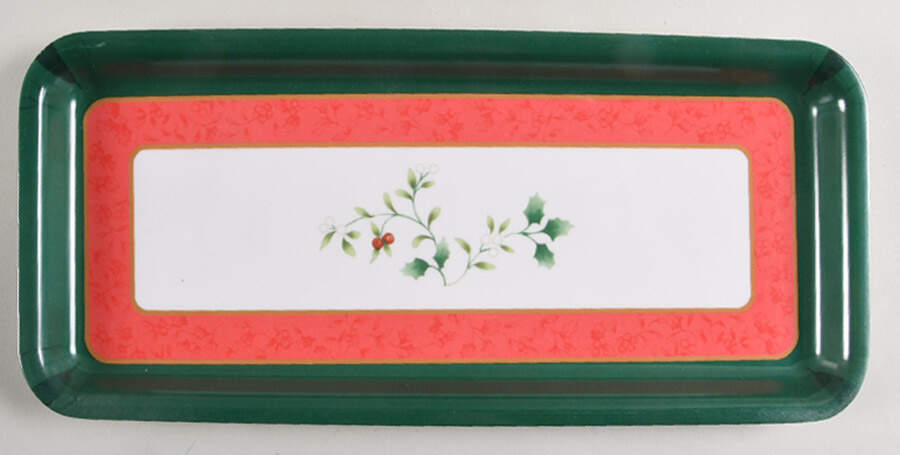 Winterberry 15" Melamine Sandwich Tray by Pfaltzgraff-1