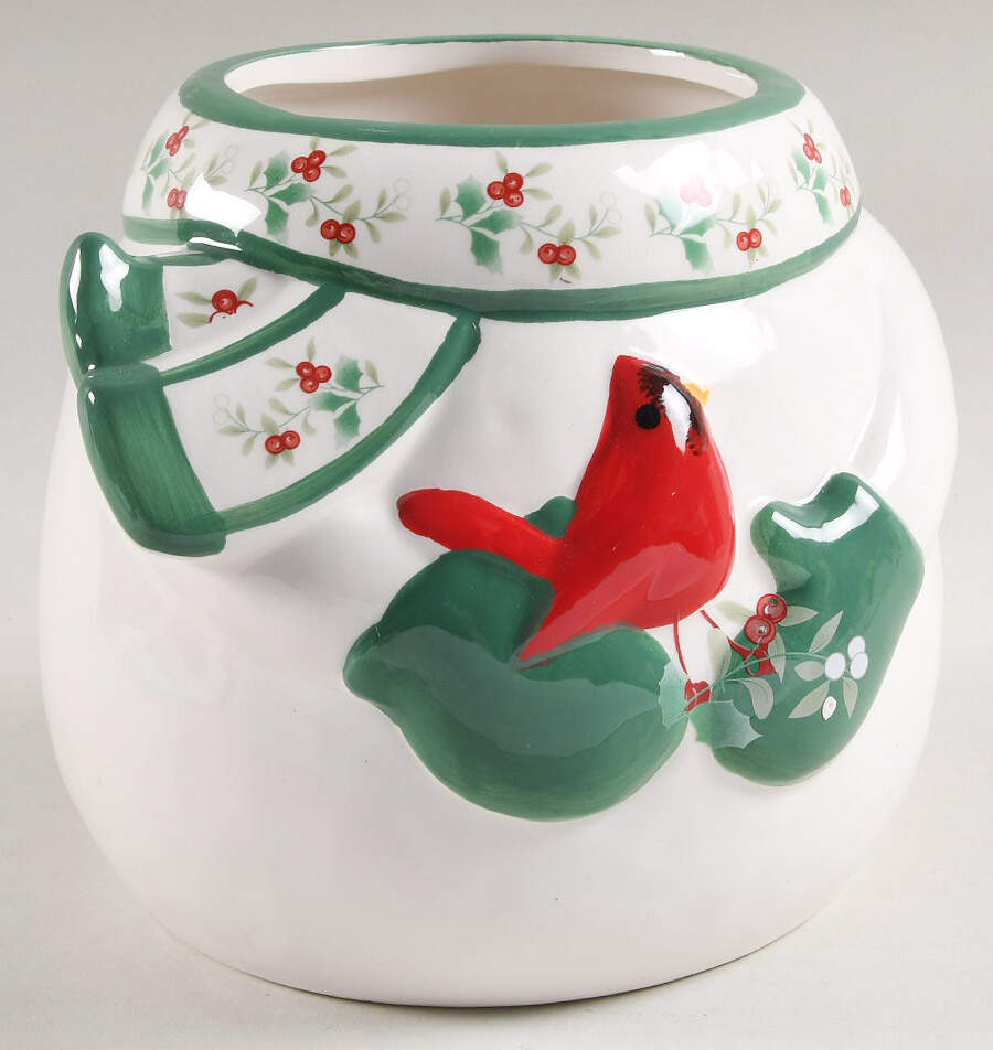 Winterberry Figural Cookie Jar No Lid by Pfaltzgraff-1