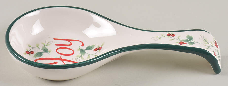 Winterberry Spoon Rest/Holder (Holds 1 Spoon) by Pfaltzgraff-1
