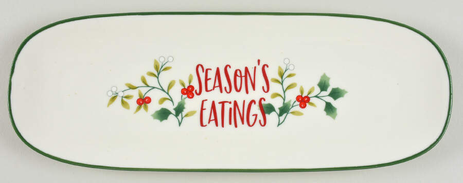 Winterberry 11" Oval Tray by Pfaltzgraff-1