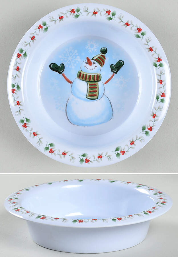 Winterberry Melmac/Melamine Child's Bowl by Pfaltzgraff-1