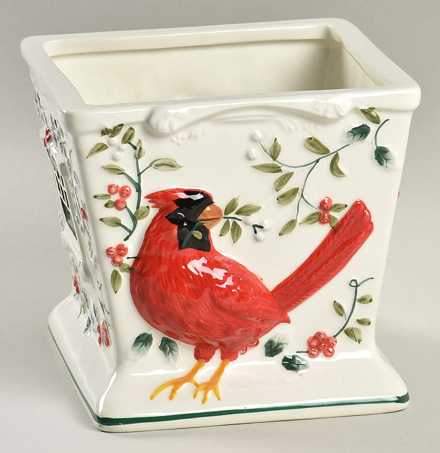 Winterberry Figural Cookie Jar No Lid by Pfaltzgraff-1