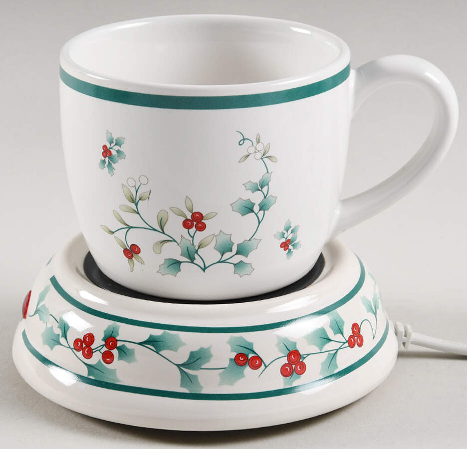 Winterberry 2 Piece Electric Coffee Cup Warmer by Pfaltzgraff-1