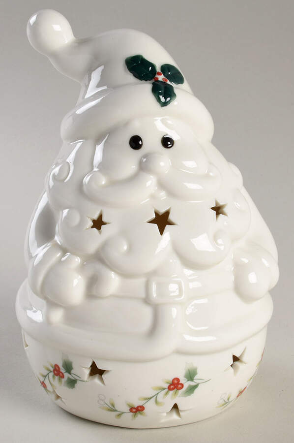 Winterberry Santa LED Light by Pfaltzgraff-1