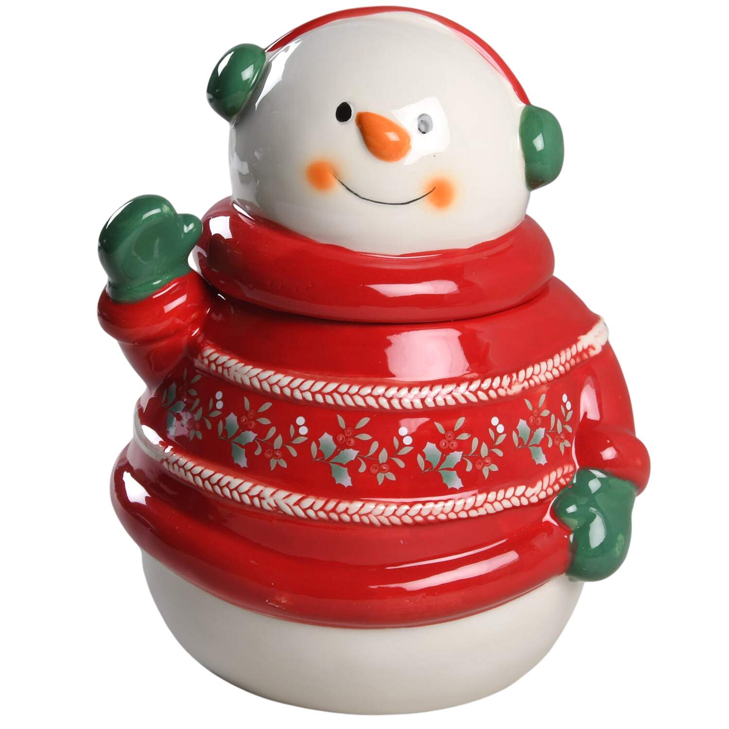 Winterberry Figural Cookie Jar & Lid by Pfaltzgraff-1