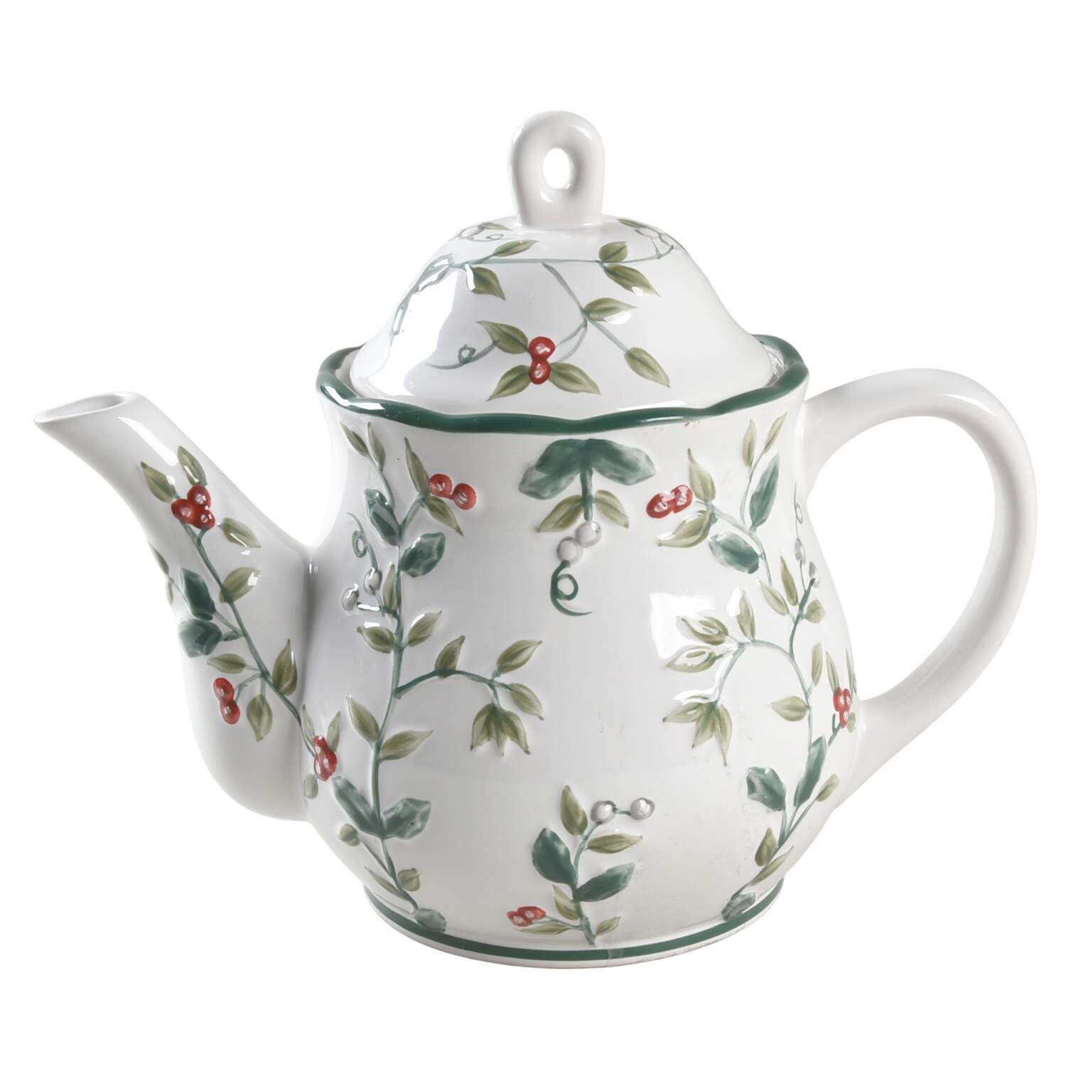 Winterberry Teapot & Lid by Pfaltzgraff-1