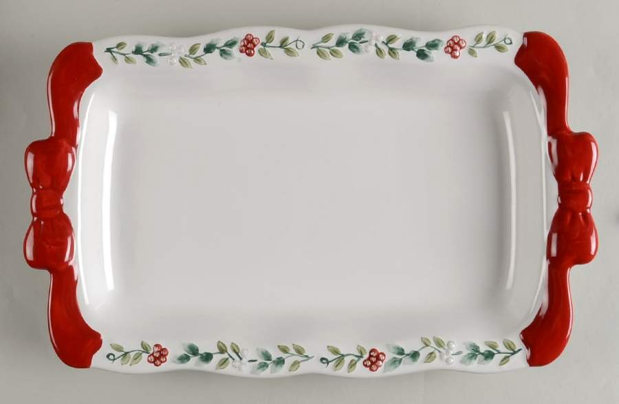 Winterberry 17" Rectangular Serving Platter by Pfaltzgraff-1
