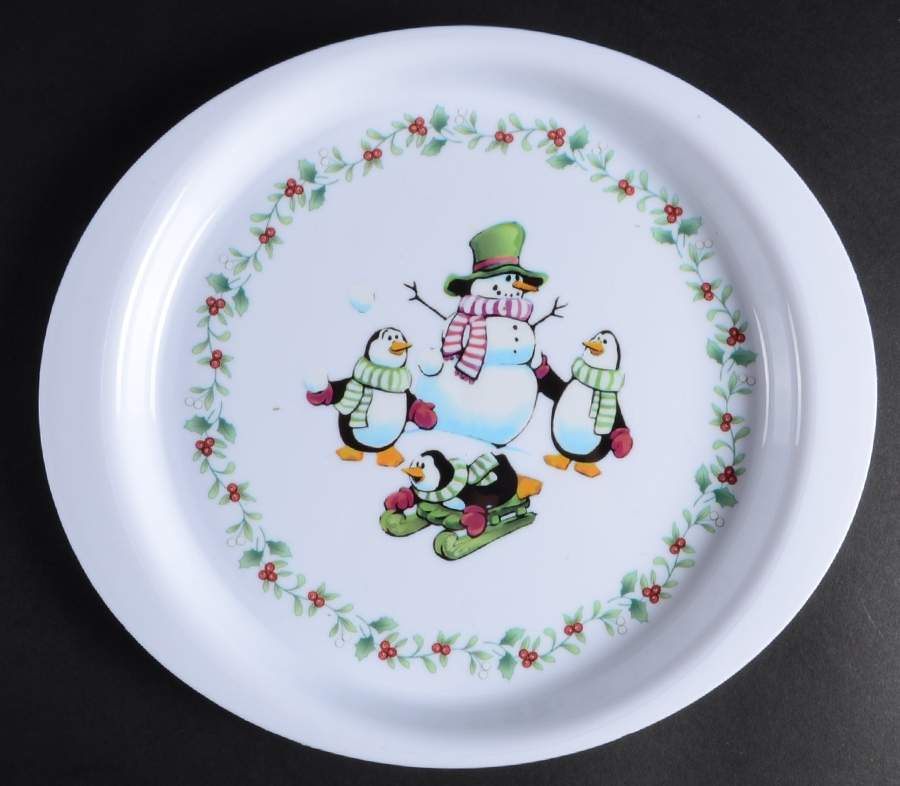 Winterberry Melmac/Melamine Child's Plate by Pfaltzgraff-1