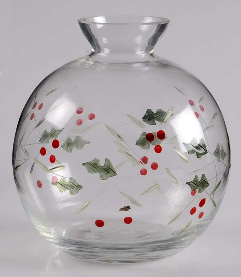 Winterberry Glassware Bud Vase by Pfaltzgraff-1