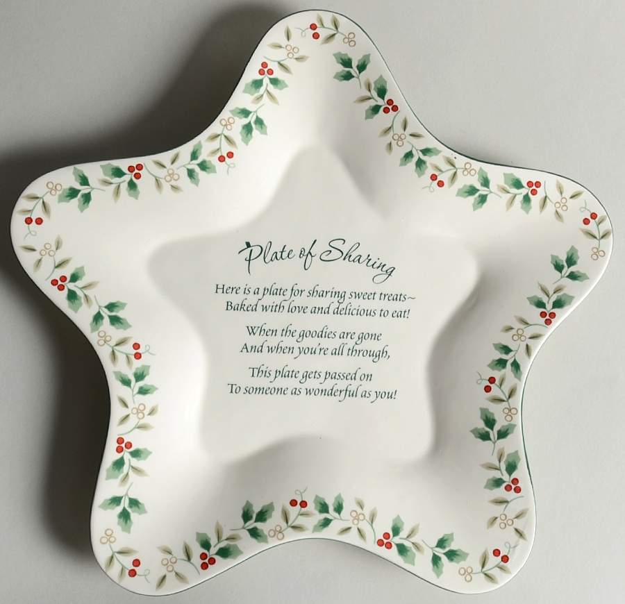 Winterberry Star Shaped Sharing Plate by Pfaltzgraff-1