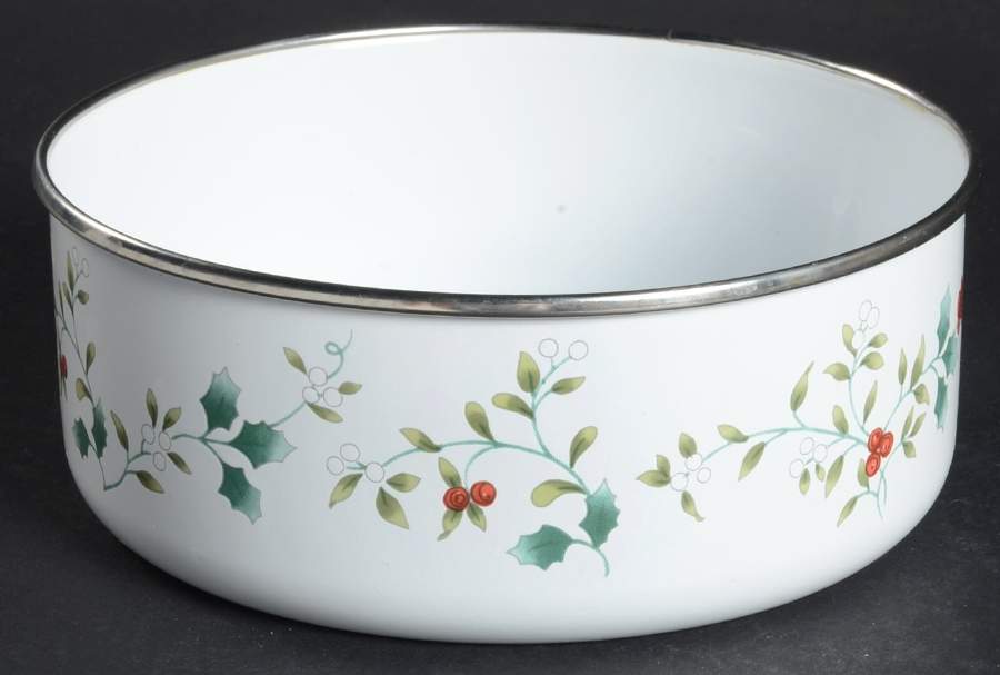 Winterberry 6 5/8" Metal Bowl by Pfaltzgraff-1