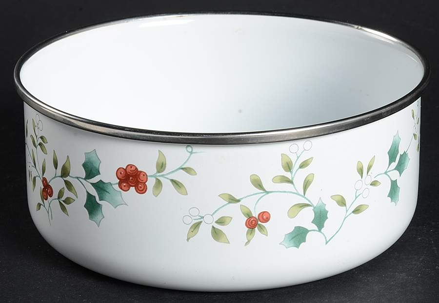 Winterberry 5 3/4" Metal Bowl by Pfaltzgraff-1