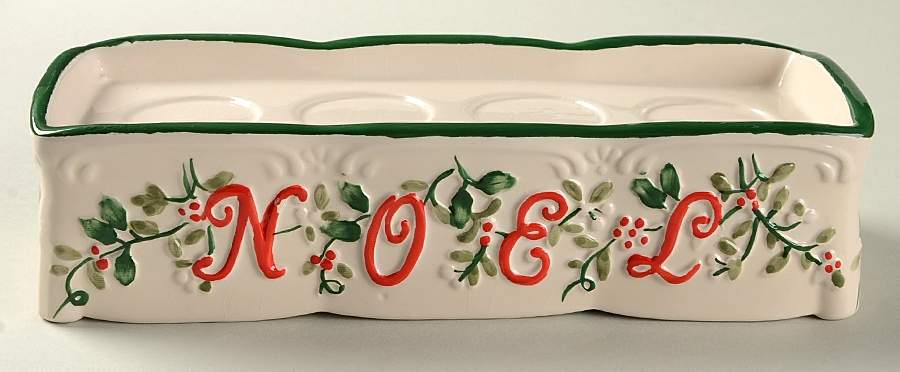 Winterberry Tea Light Tray for 4 Tea Lights by Pfaltzgraff-1